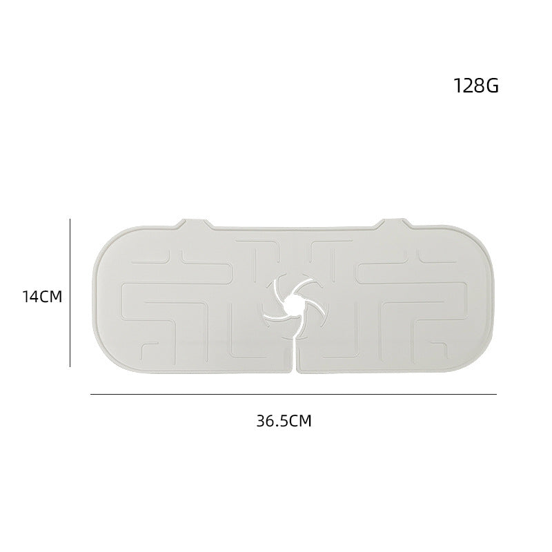 Silicone Faucet Splash Guard Guard Mat- Absorbent Sink Protector