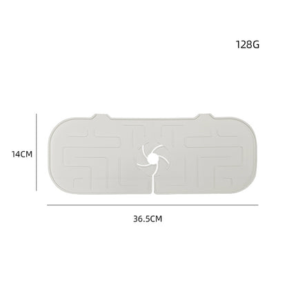 Silicone Faucet Splash Guard Guard Mat- Absorbent Sink Protector