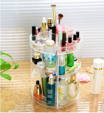 360° Rotating Makeup Organizer Storage Holder