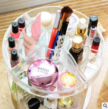 360° Rotating Makeup Organizer Storage Holder