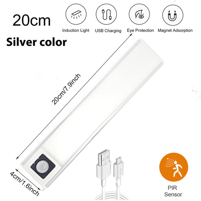 Motion Sensor LED Cabinet Light- Rechargeable Night Light
