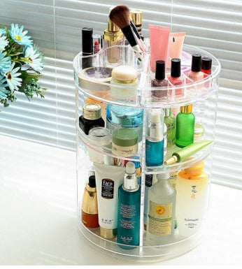 360° Rotating Makeup Organizer Storage Holder