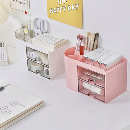 Multi-Compartment Desk Organizer- Stationery Storage Box