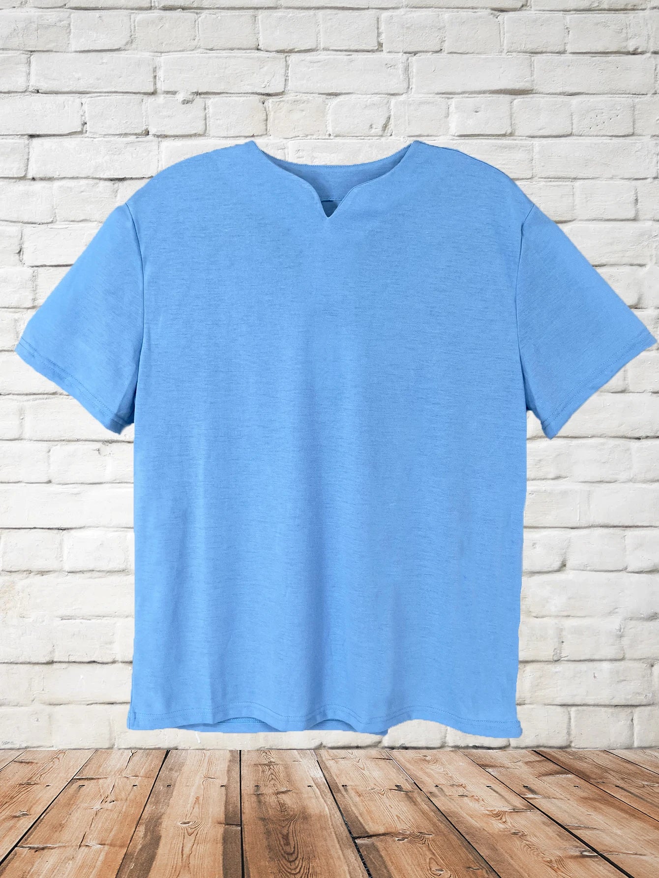 Men's Polo T-Shirts Short Sleeve V-Neck Tops