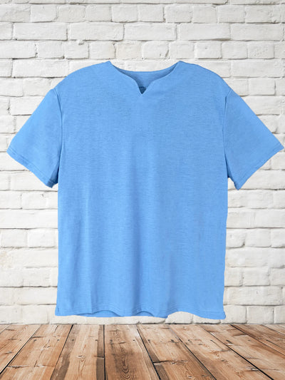 Men's Polo T-Shirts Short Sleeve V-Neck Tops