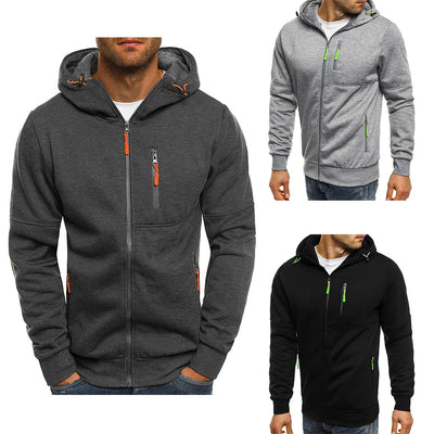 Men's Long Sleeve Zipper Sweatshirt  Jacket