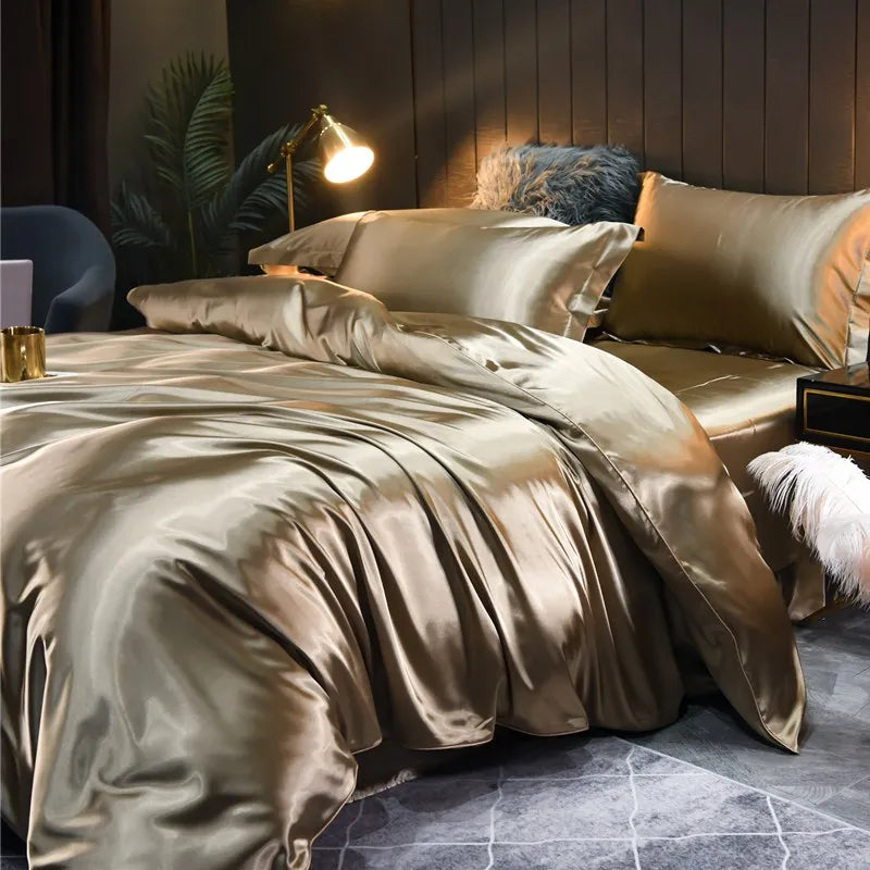 Luxury Mulberry Silk Bedding Bed Cover Sets