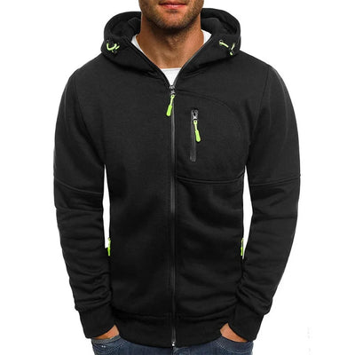 Men's Long Sleeve Zipper Sweatshirt  Jacket