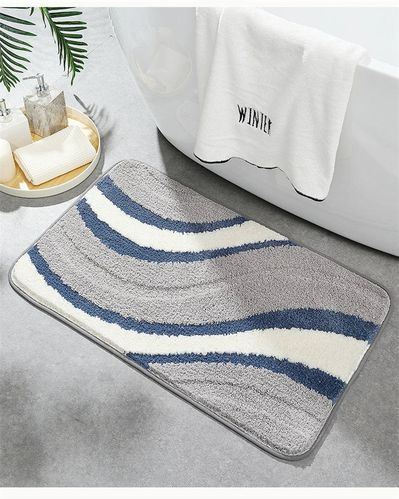 Simple Thicken Large Capacity Absorbent Water Bathroom Mat