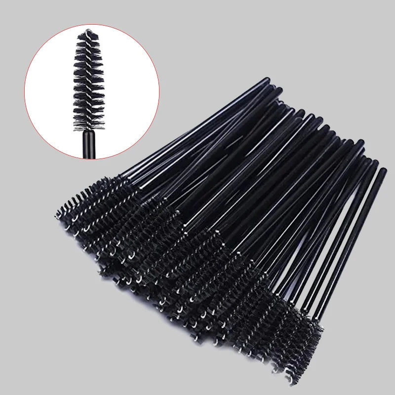 50/1000pcs Disposable Eyelash Brushes