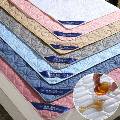 Cotton Quilted Waterproof Bed Pad Bedding Cover