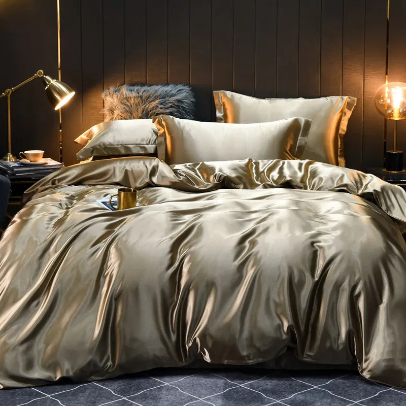 Luxury Mulberry Silk Bedding Bed Cover Sets