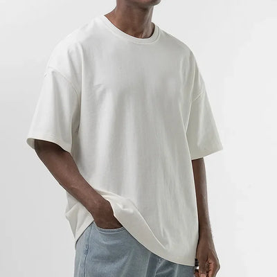 High Qualtity Oversized Heavy T-shirt for Men Short Sleeve Tee