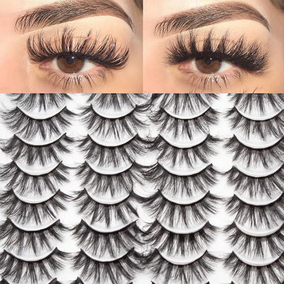 20Pairs Mink long Eyelashes