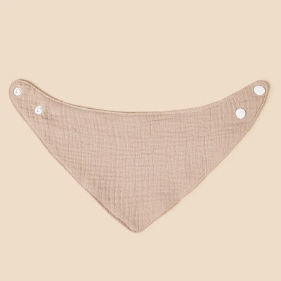 UNISEX Cotton Crepe Triangle Baby Bibs