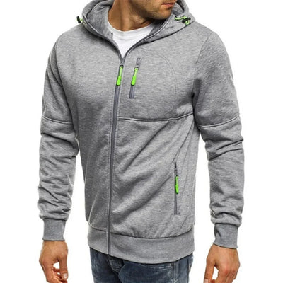 Men's Long Sleeve Zipper Sweatshirt  Jacket