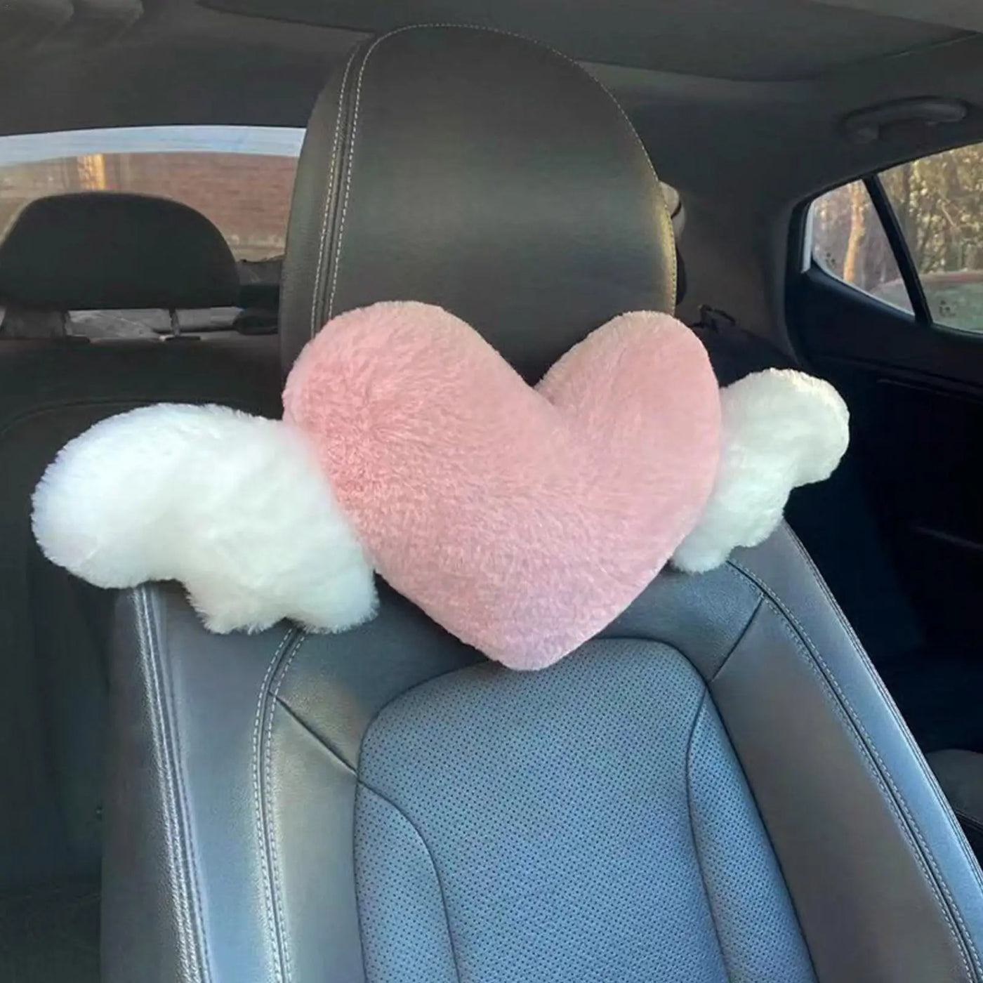 Heart-Shaped Car Headrest Pillow Support Accessories