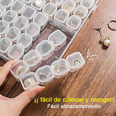Transparent  Plastic Organizer Box 26/28/56 Grids
