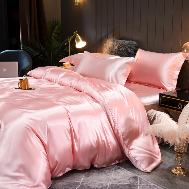 Luxury Mulberry Silk Bedding Bed Cover Sets
