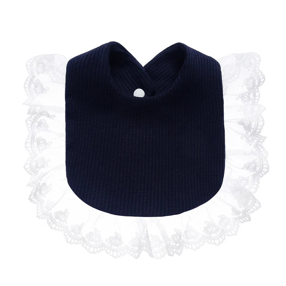 New Ruffle Style Infants Cotton Bibs